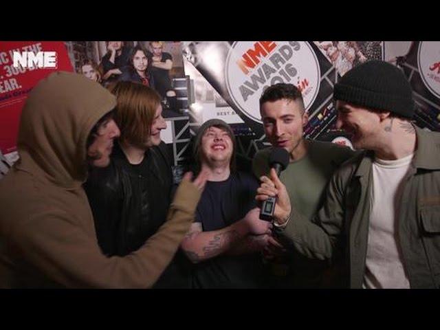 NME AWARDS 2016: Bring Me The Horizon Talk to NME After Trashing Coldplay's Table