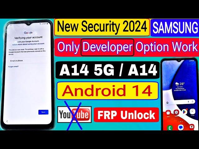 Without PC 2024:- SAMSUNG A14 5g/ A14 FRP Bypass Android 14 | Samsung Frp Bypass 2024 | New Security