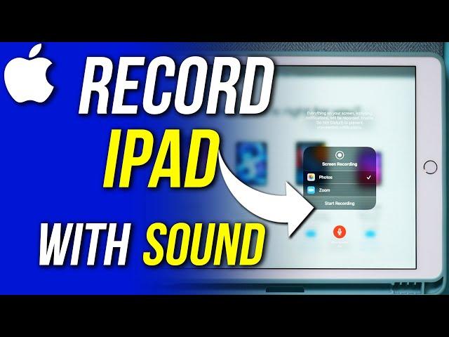 How to Record iPad Screen With Sound