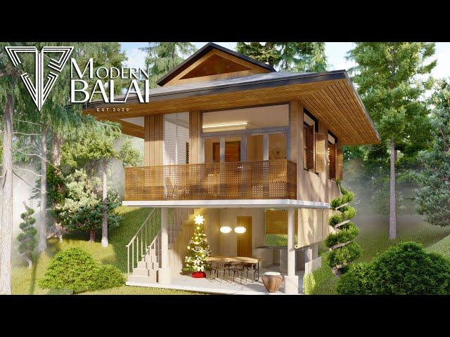 MODERN BAHAY-KUBO SIMPLE HOUSE DESIGN 6X7 METERS | MODERN BALAI