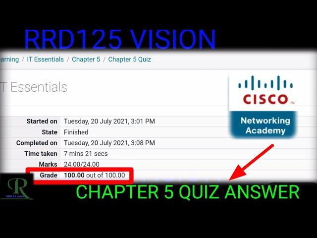 IT Essentials pc hardware and software chapter 5 quiz answer | netacad