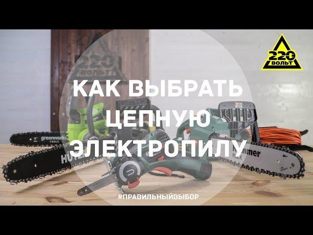 Как выбрать цепную пилу. ПРАВИЛЬНЫЙ ВЫБОР. Выпуск 21