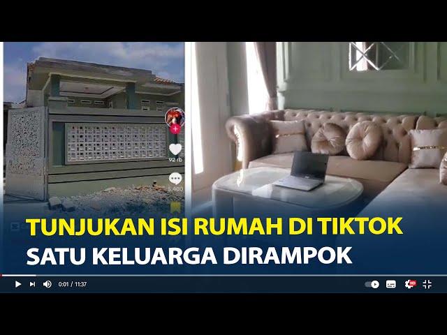 Tunjukkan Isi Rumah di Tiktok, Satu Keluarga di Bogor Dirampok, Buat Konten Home Tour