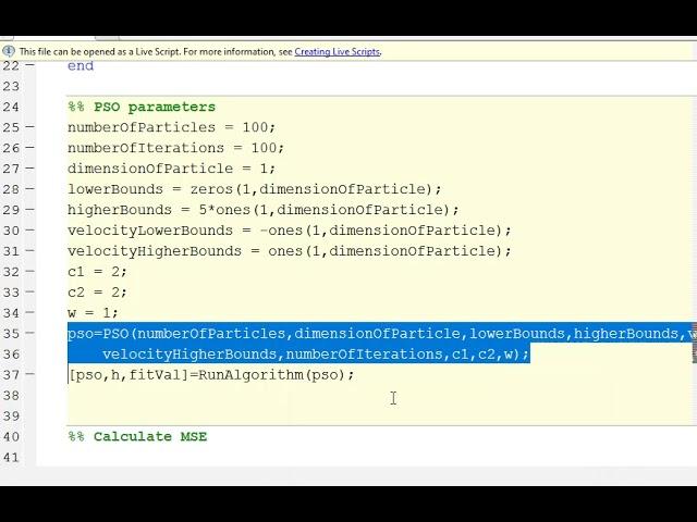 Partice Swarm Optimization (PSO) Algorithms description شرح طريقة عمل خوارزمية