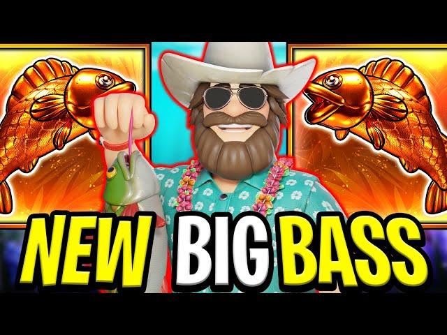 NEW BIGGER BASS SPLASH SLOT - MAX BET SUPER BONUS BUY!