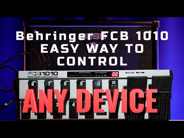 HOW TO SETUP Behringer FCB1010 easy level for control any device