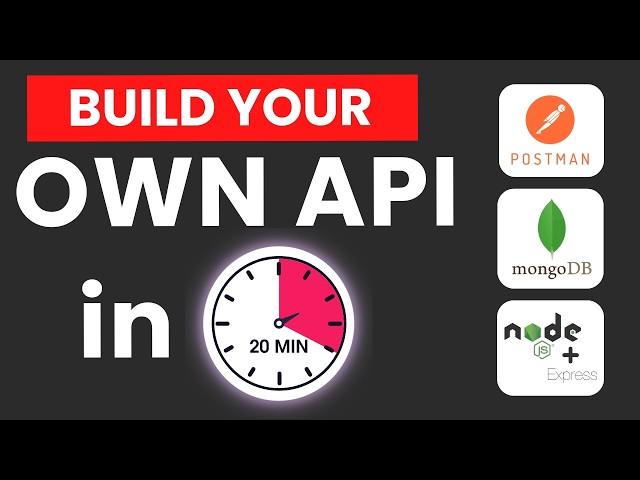 Build Your Own API With Node.js in 20 Minutes! | MongoDB | Express