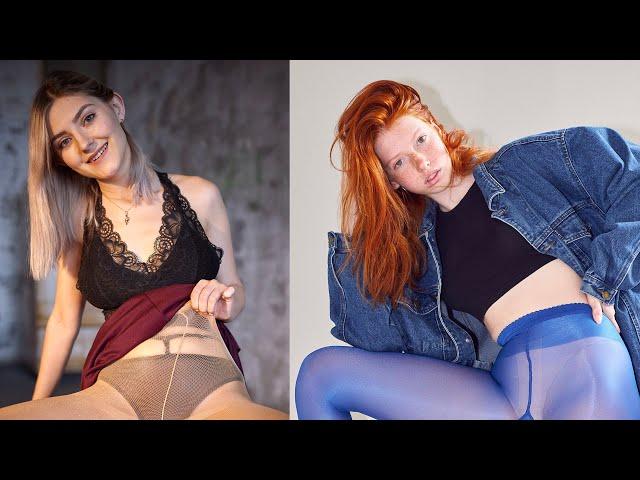 Eva Elfie, Jenya and Lera Show Legs in Pantyhose 2019-11(2) - Nylon Art Magazine