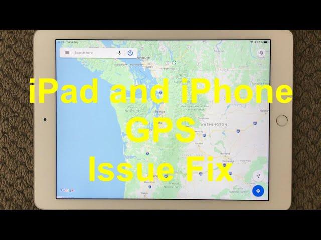 iPad And iPhone GPS Problem And Fix, How To Fix GPS Not Working on iPhone or iPad