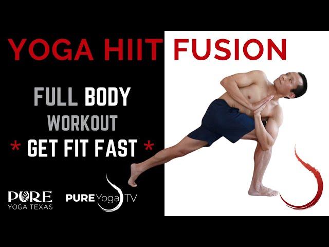 #pureyogatv Guaranteed SWEAT! Yoga HIIT Fusion Full Body Workout