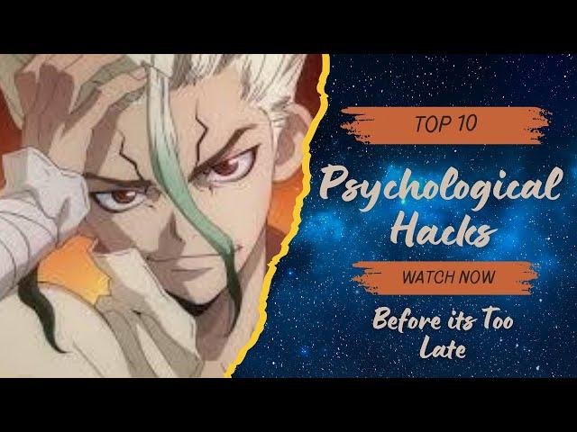 10 Psychological Hacks You must've Know #DrStone  #MotiveSphere #ConfidenceHacks #LifeTips #Motivat