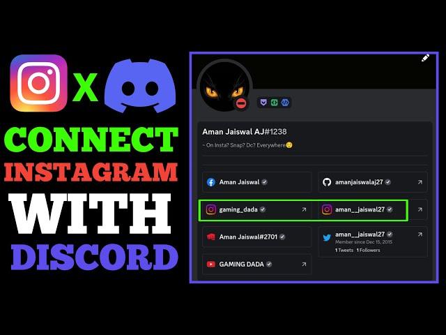 How to Connect Your Instagram With Discord in Mobile - FULL EASY TUTORIAL