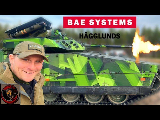 CV90 Mark IV Infantry Fighting Vehicle - MY TRIP TO BAE SYSTEMS HAGGLUNDS!