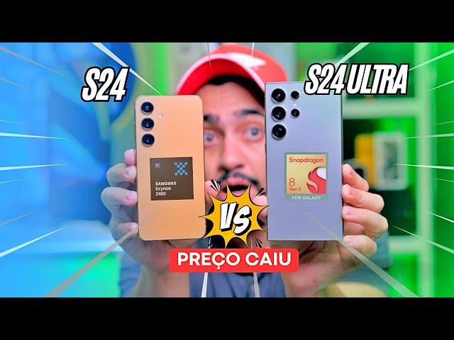 SAMSUNG S24 vs S24 ULTRA  SAIBA O QUE MUDA 