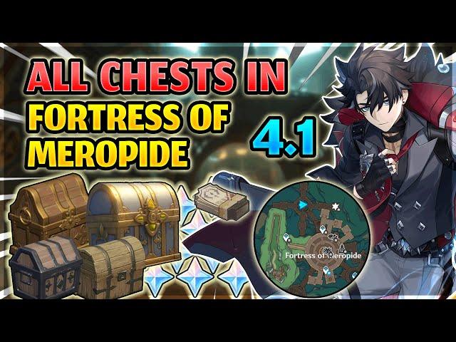 4.1 All Chest Locations In Fortress Of Meropide | Genshin Impact Fontaine