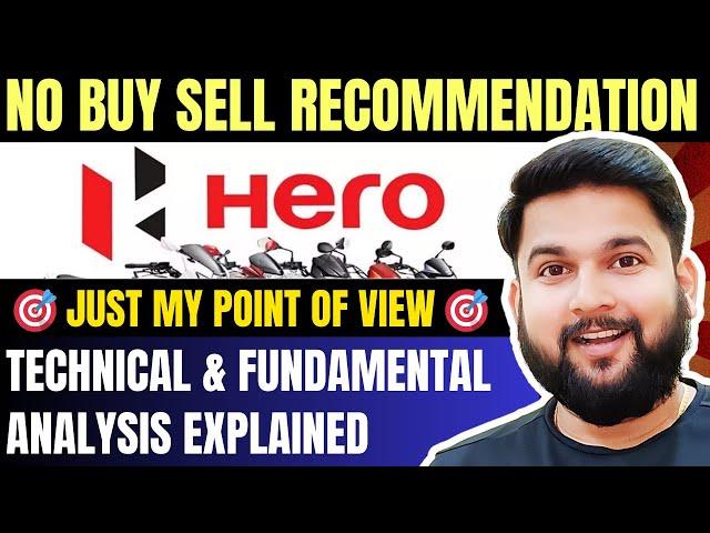 Hero Motocorp Share Analysis | Complete Fundamental & Technical Review | Durgesh Bhardwaj