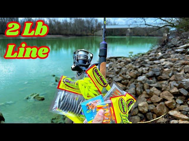 Bank Fishing Bluegill on 2LB Fishing Line