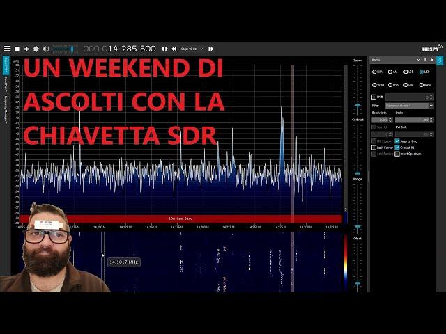 Un weekend di ascolti con la chiavetta Sdr