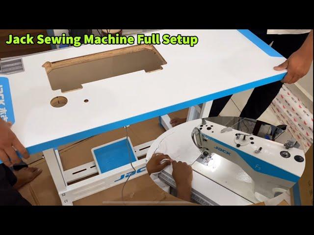 Jack Sewing Machine F5 Unboxing / Jack sewing machine installation /Jack machine लगाना सीखे /