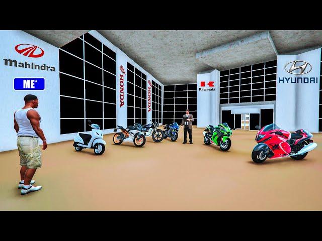 Franklin Stealing Every INDIAN BIKES From SHOWROOM INDIAN BIKES DRIVING 3D