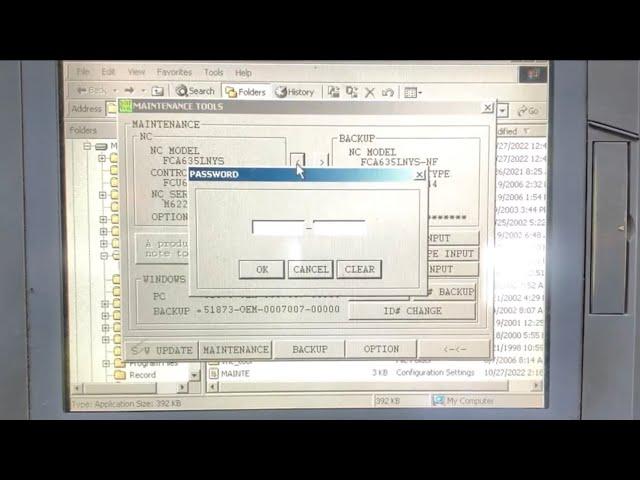 M640T: How to replace NC CPU & restore NC data(srambkf.dat), options (mnt_bkup.dat) & PLC LADDER