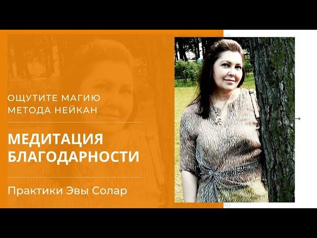 СИЛА БЛАГОДАРНОСТИ | НАЙКАН медитация