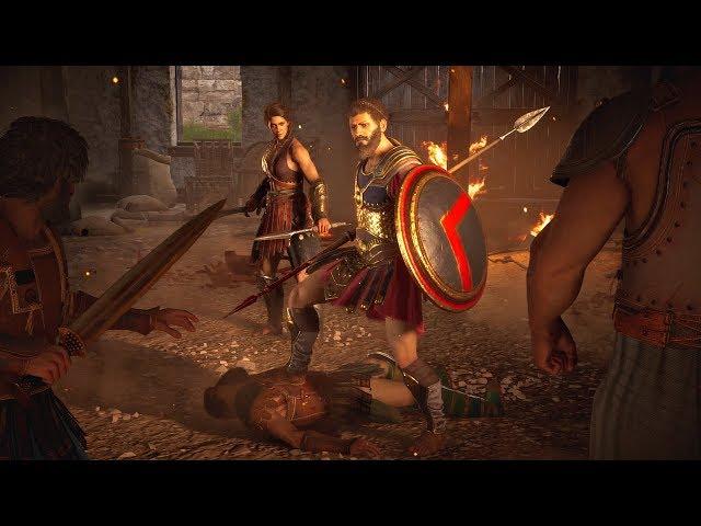 Assassin's Creed Odyssey - Epic Spartan Battle Cutscene