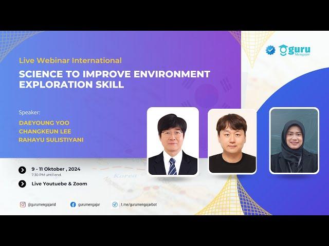 Webinar Science to Improve Environment Exploration Skill