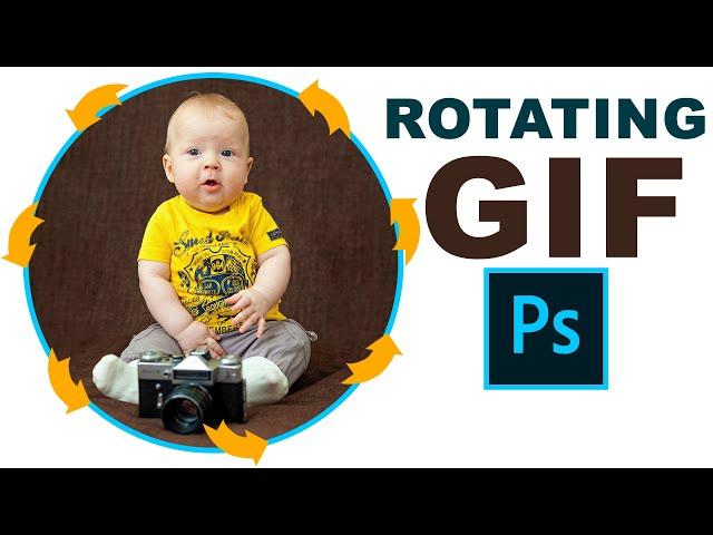 Create Rotating Image GIF Animation in Photoshop CC 2020