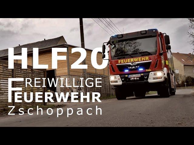 Neues HLF 20 - Freiwillige Feuerwehr Zschoppach | #MAN | #Rosenbauer