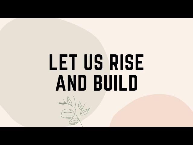 Mosaic Christian Fellowship Live | "Let Us Rise and Build" by Pastor Dave Park |  Jan 12