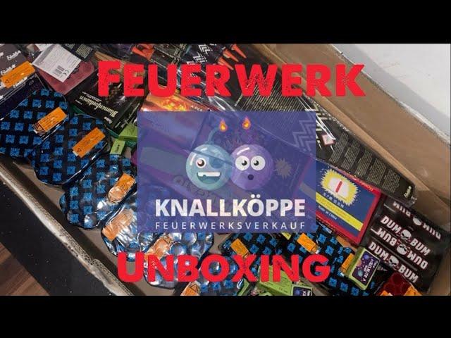 Silvester Feuerwerk Bestellung UNBOXING 2023/24 | Knallköppe Feuerwerksverkauf