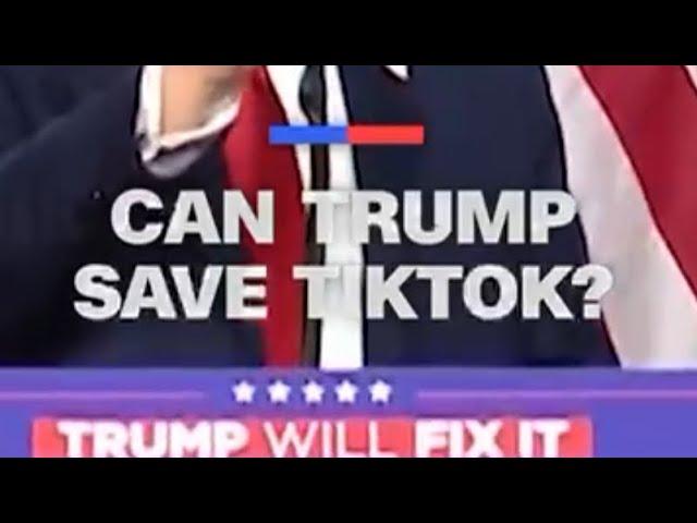 Can trump save tiktok??#tiktok