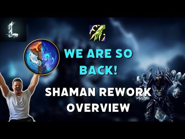 THEY HEARD US - Restoration Shaman Rework in The War Within