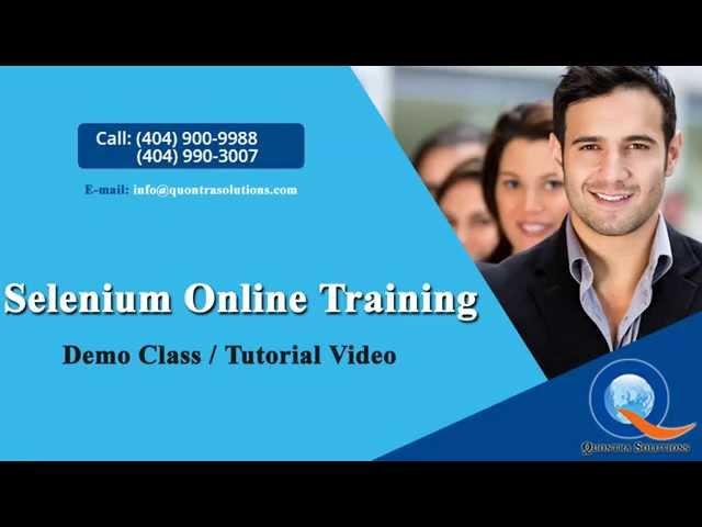 Selenium Online Training Demo Video | Selenium Tutorial for Beginners