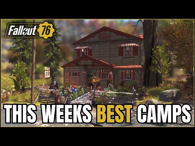 This Weeks Best Builds! | Fallout 76 Top 5 Camps 2024