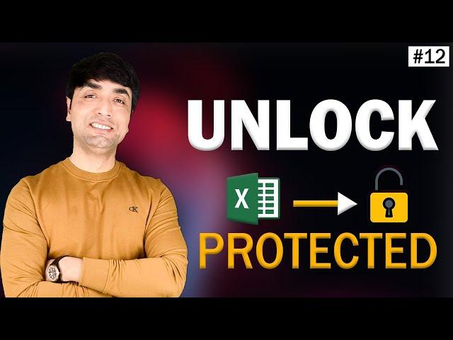 How to unlock Protected Excel sheets without Password | NO VBA | NO software is required