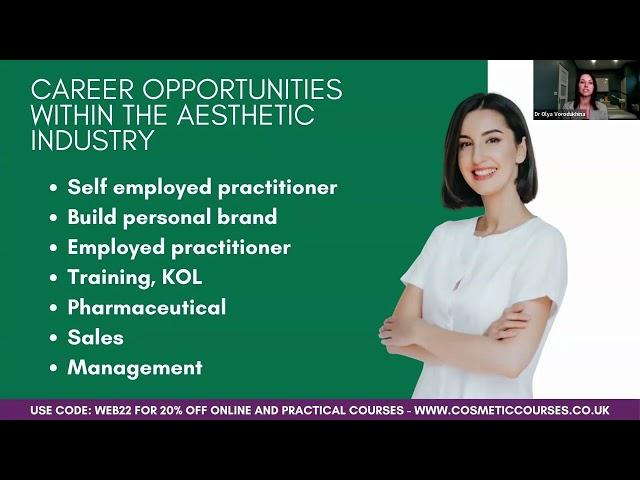 A Career in Medical Aesthetics | Cosmetic Courses Webinar | 30.06.2022