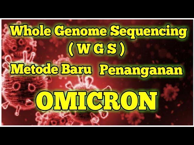 Whole Genome Sequencing ( WGS ) Metode Baru Penanganan Omicron