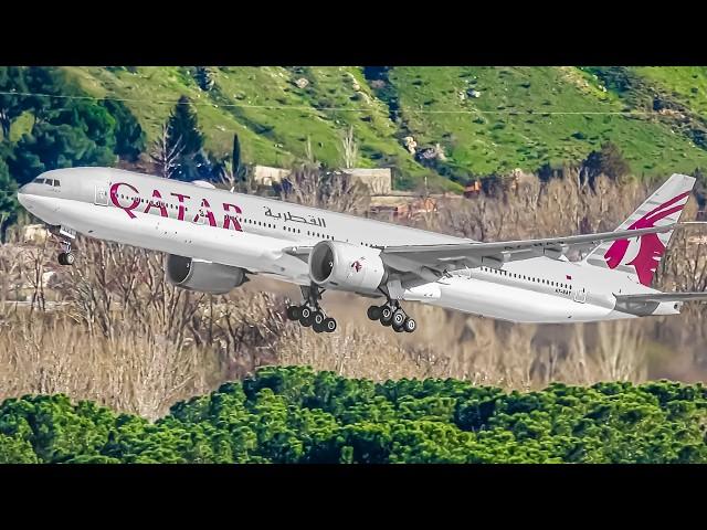 ️ 80 GREAT TAKEOFFS & LANDINGS in 60 MINS  Madrid Barajas Airport Plane Spotting [MAD/LEMD]