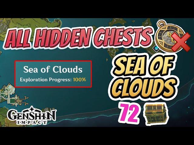 ALL HIDDEN SEA OF CLOUDS CHESTS | GET 100% EXPLORATION QUICK! | Genshin Impact