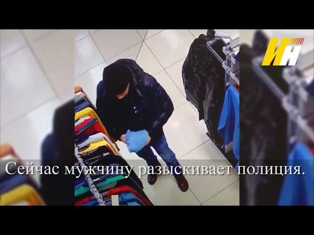 В Иваново момент кражи кофточки попал на видео