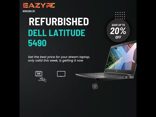 Second hand Dell Latitude 5490 | used laptop | refurbished laptops | Renewed Laptops | EazyPC