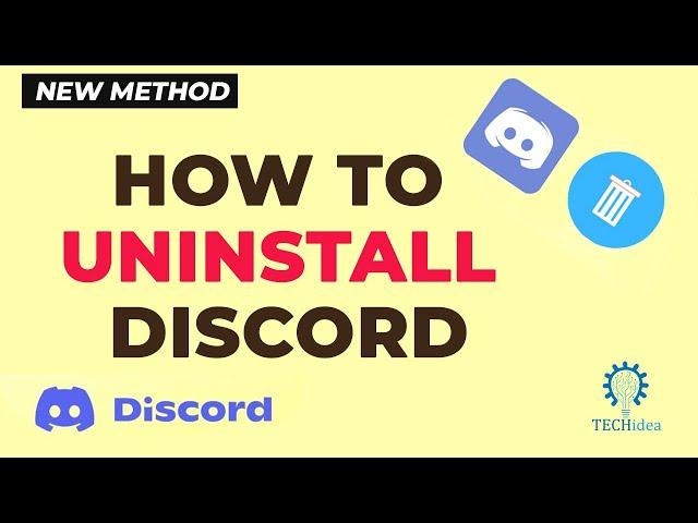 How to Uninstall Discord 2025 [New Method]