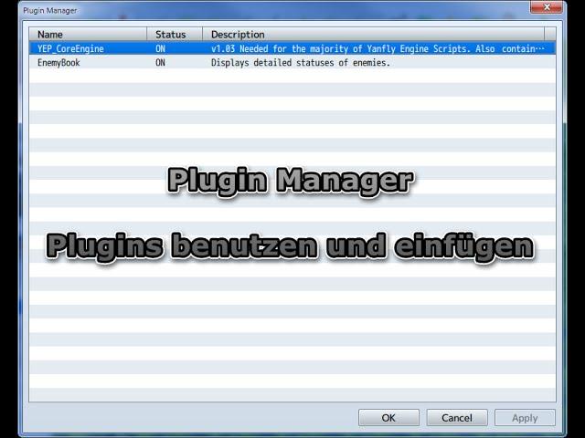 Plugins - Tutorial RPG Maker MV [Deutsch]