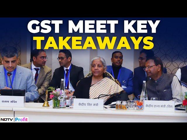 Key Takeaways  From The 55th GST Council Meet