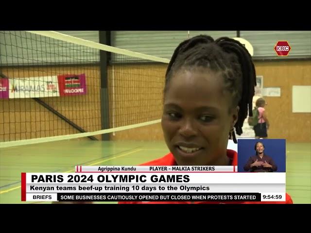 Kenyan teams beef-up training 10 days to the Paris 2024 Olympics