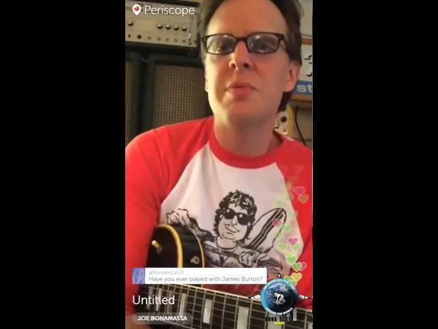 Bona-Scope Rewind – Chat with Joe Bonamassa on Periscope!