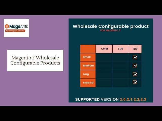 Magento 2 Wholesale Configurable Products