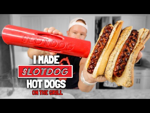 I grilled hot dogs with a SLOTDOG™ for the first time ️